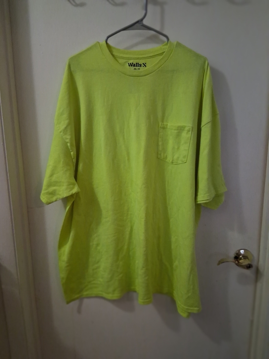 Walls Other - Walls High-Visibility Yellow Work and Safety Short Sleeve T-shirt, Men's 3X New